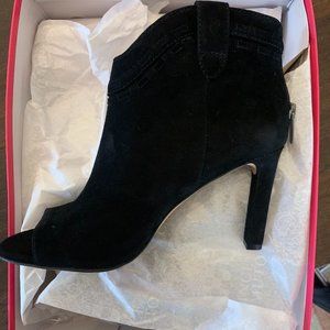 Vince Camuto Shorana Bootie Black Suede Size 7